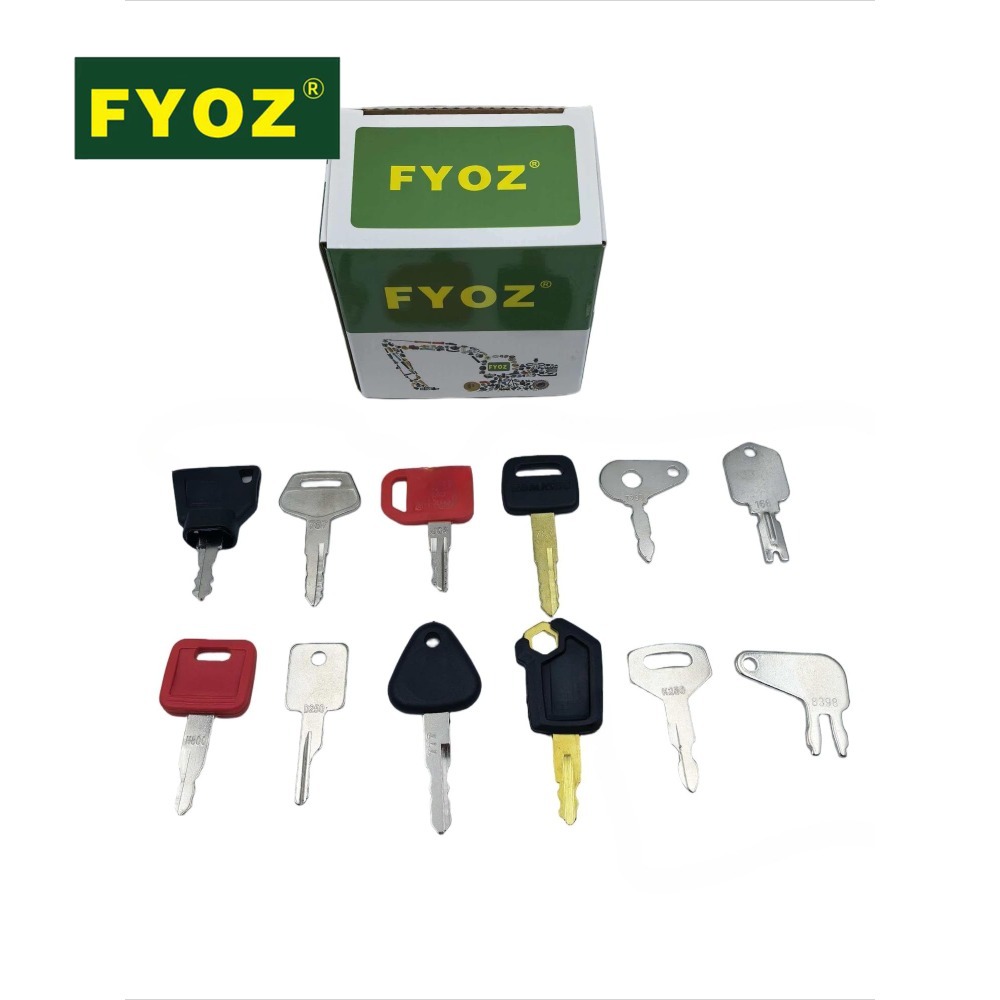 Heavy Equipment Cat - 12PCS Heavy Equipment Ignition Key Set