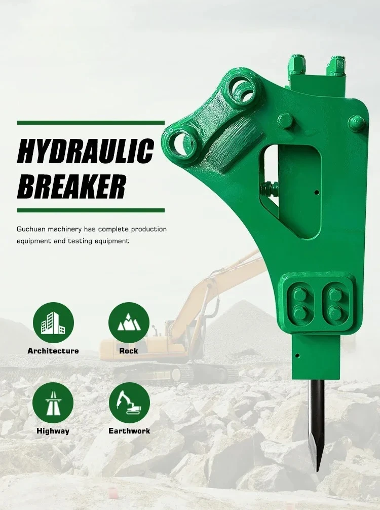 Mini Backhoe Excavator Hydraul - огляд і ціна Heavy Equipment Breaker