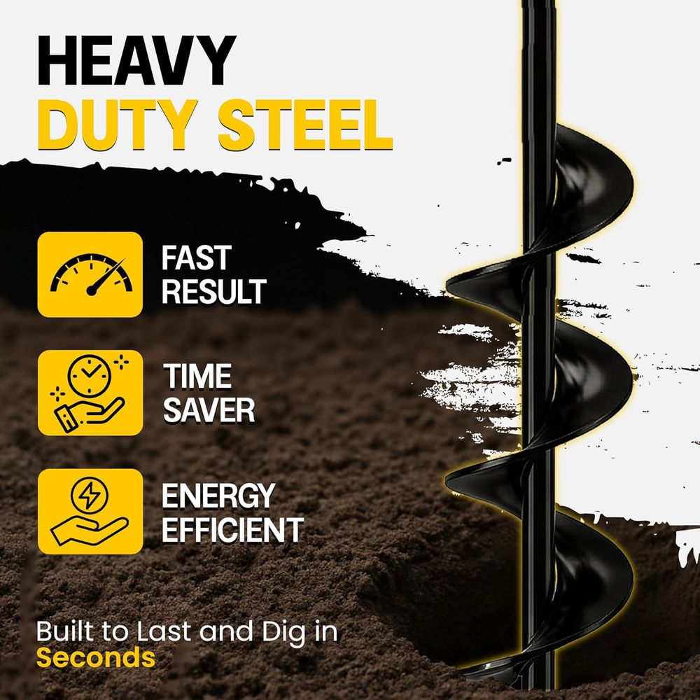 Garden Auger Drill Bit or Plan - огляд і ціна Post Hole Digger