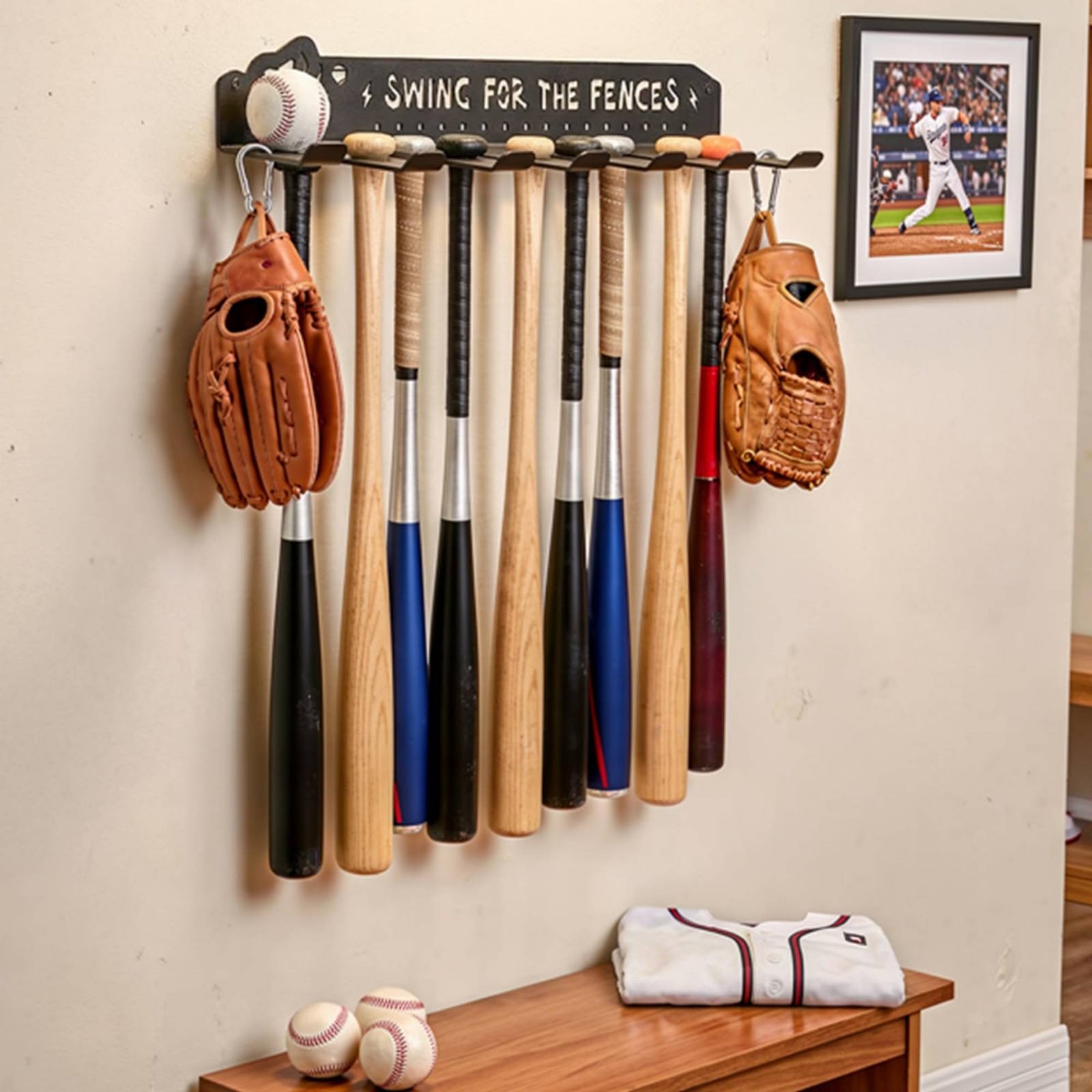8 Hook Sports Equipment Rack H - огляд і ціна Heavy Equipment Usa