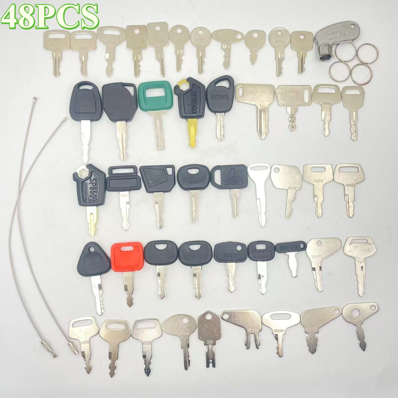 48PCS Heavy Equipment Keys Set - огляд і ціна Heavy Equipment Kubota