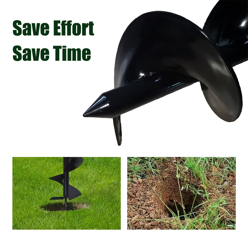 Garden Auger Spiral Drill Bit  - огляд і ціна Post Hole Digger