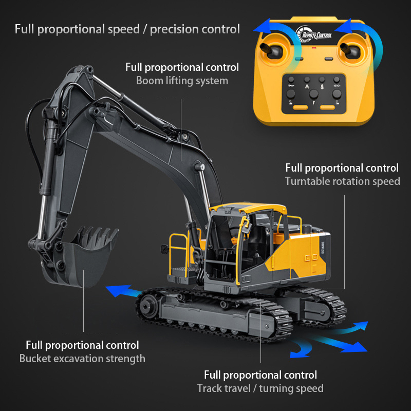 Double E E598  EC160E 1:16 E59 - огляд і ціна Heavy Equipment Games