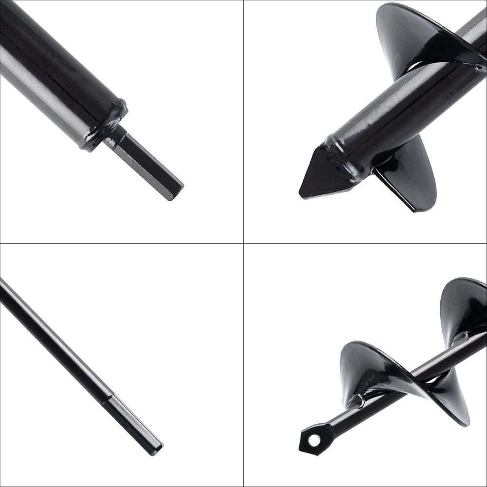 Set 3 Solid Auger Drill Bit or - огляд і ціна Post Hole Digger