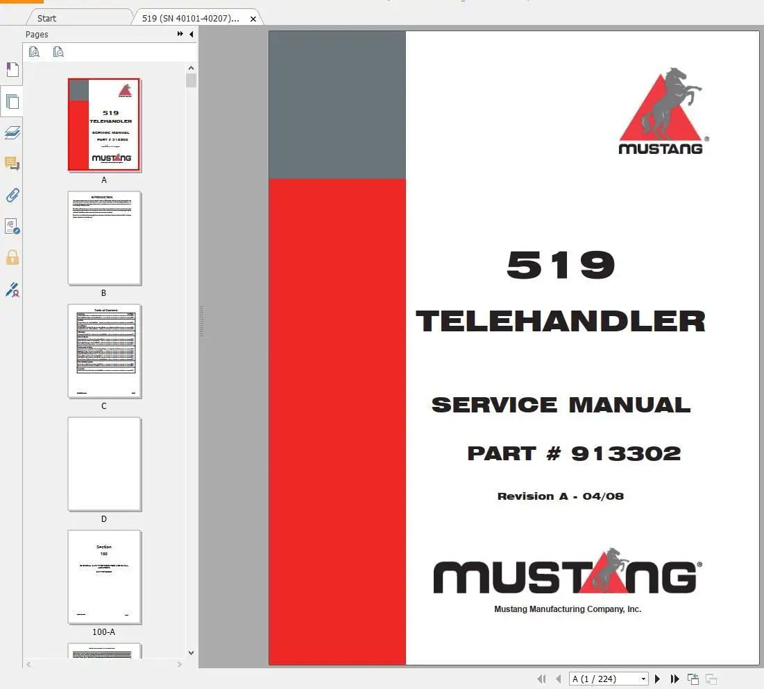 AutoDVD Mustang Machinery Heav - огляд і ціна Heavy Equipment Usa
