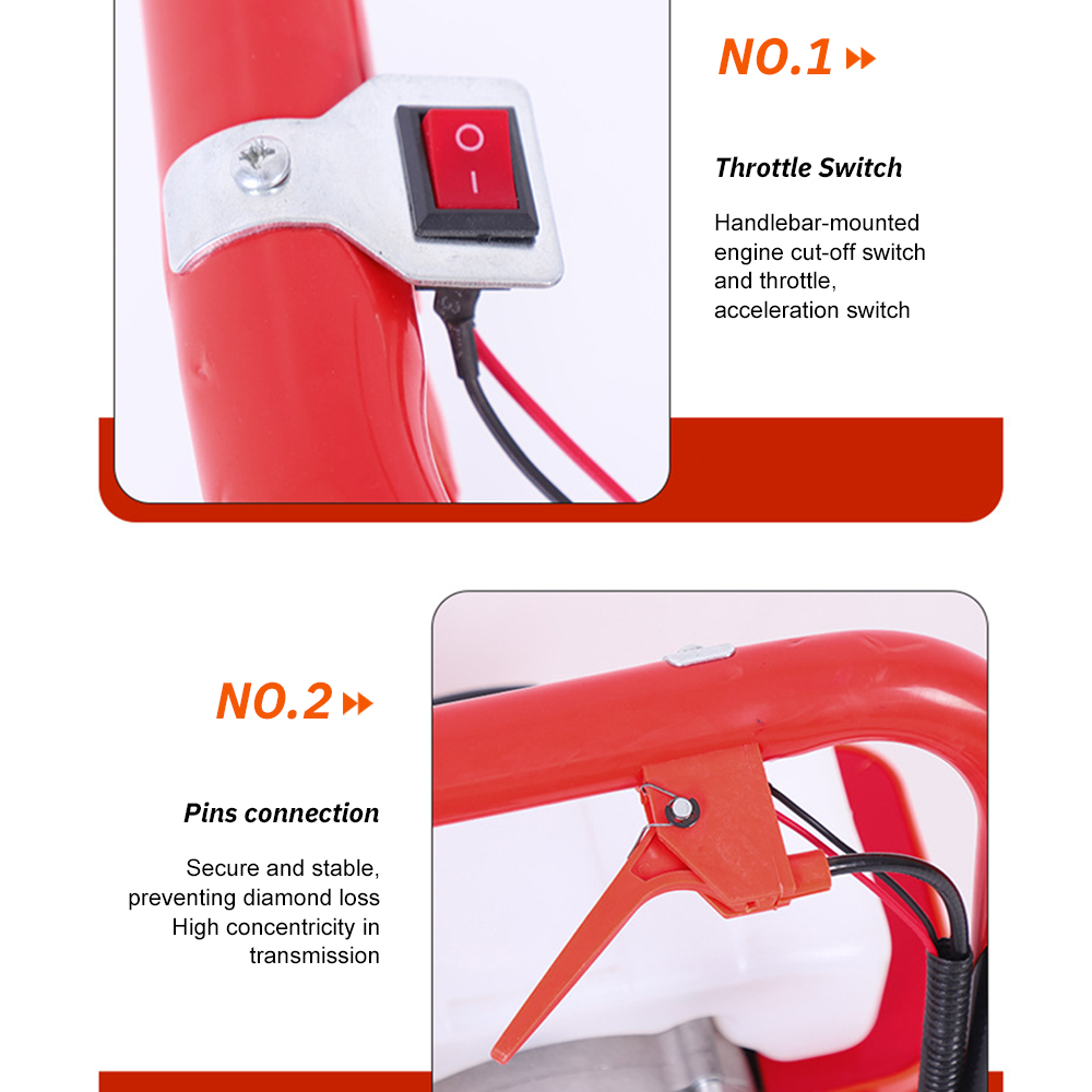 1.86KW Gas Powered Earth Auger - огляд і ціна Post Hole Digger