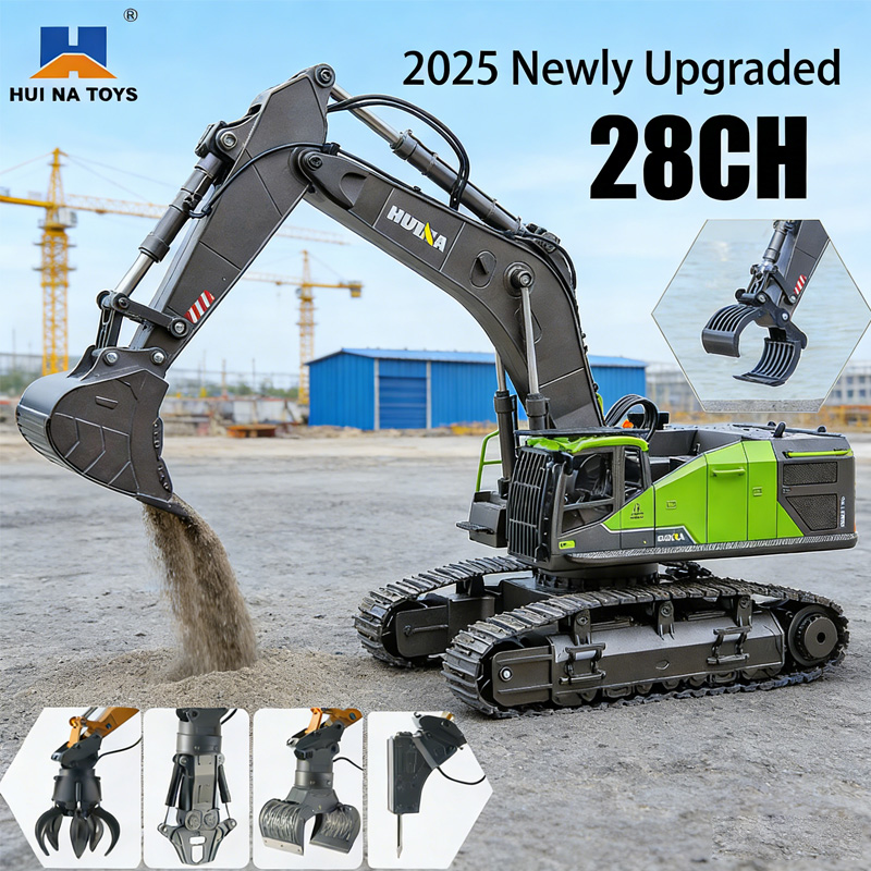 2025 New Huina 1593 Remote Con - огляд і ціна Heavy Equipment Games