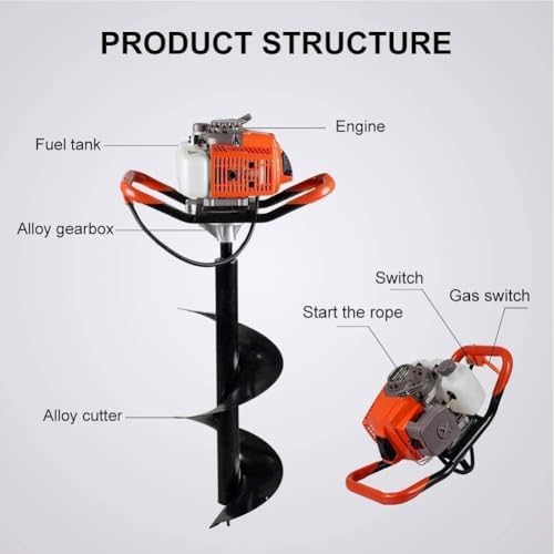 62CC Auger Post Hole Digger Ga - огляд і ціна Post Hole Digger