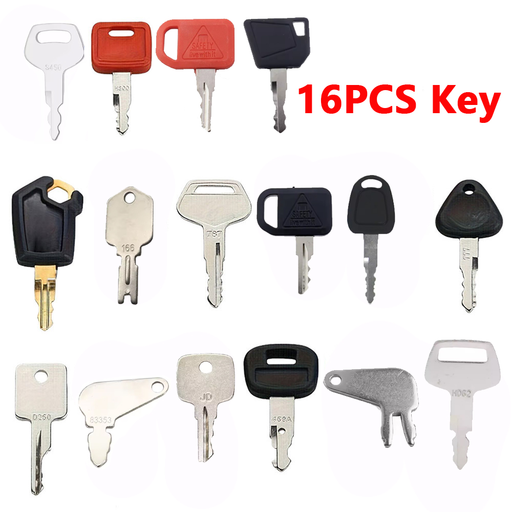 16PCS Heavy Equipment Key Set  - огляд і ціна Heavy Equipment Kubota