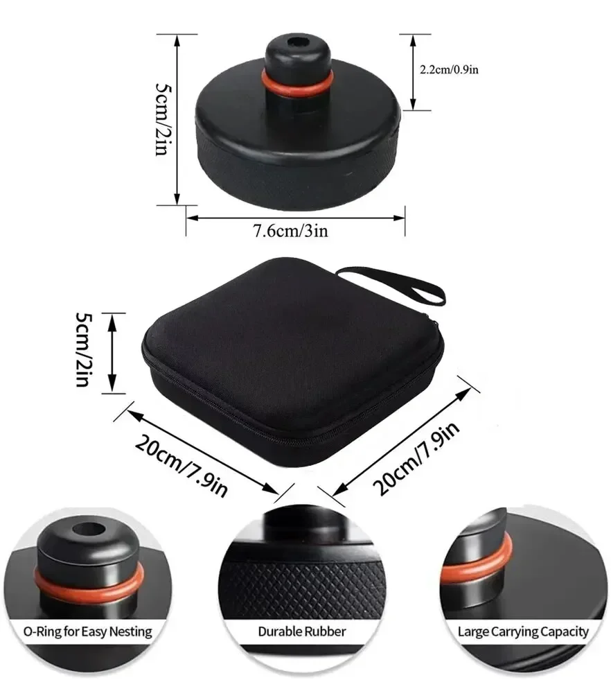 1/4Pcs Car Rubber Lifting Jack - огляд і ціна Manhole Cover Lifting