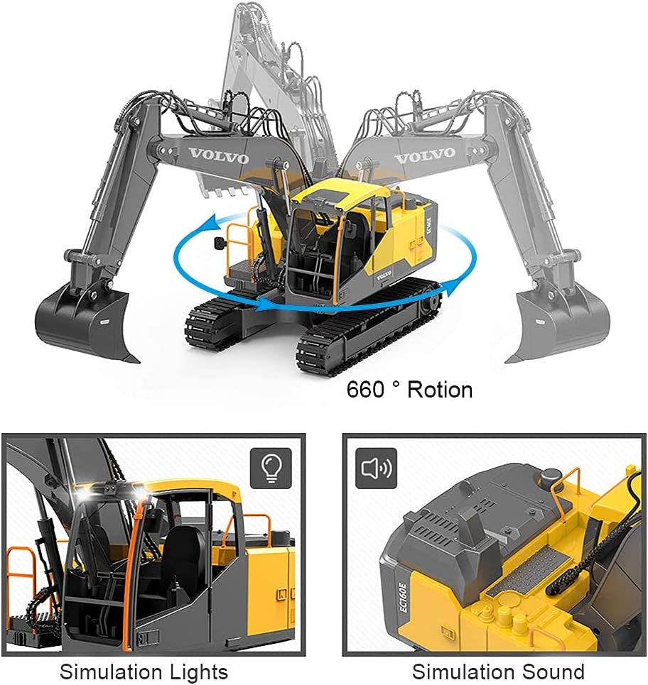 Double E E568 RC Excavator 1/1 - огляд і ціна Heavy Equipment Games