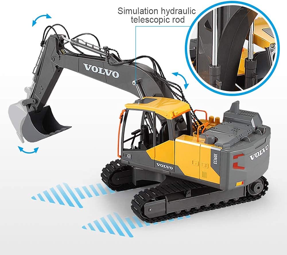 Double E E568 RC Excavator 1/1 - огляд і ціна Heavy Equipment Games