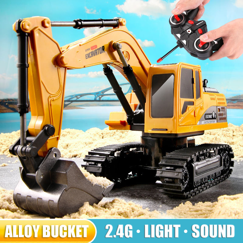 RC Excavator 2.4Ghz 6 Channel  - огляд і ціна Heavy Equipment Games