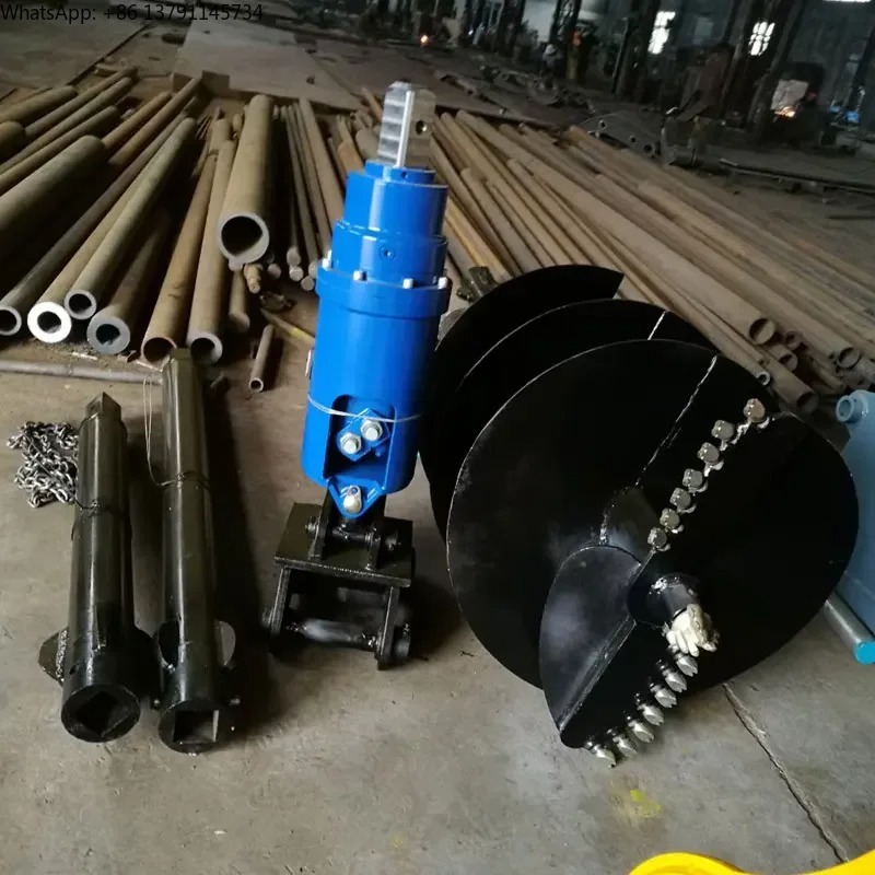 skid steer backhoe loader hydr - огляд і ціна Post Hole Digger